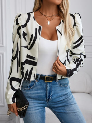 Zip Up Long Sleeve Jacket Divacious