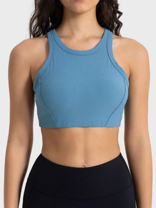 Millennia Wide Strap Cropped Sport Tank Trendsi