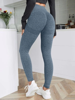 High Waist Active Leggings Trendsi