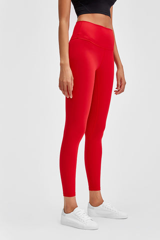 Millennia Wide Seamless Band Waist Sports Leggings Trendsi