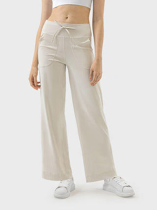 Millennia Drawstring Active Pants with Pockets Trendsi