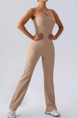 Sleeveless Straight Active Jumpsuit Divacious