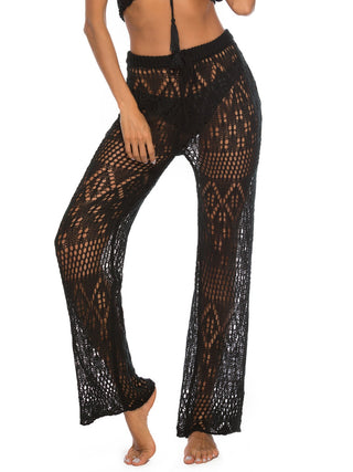 Cutout Straight Swim Pants Divacious