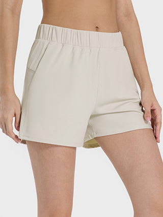 Millennia Elastic Waist Active Shorts Trendsi