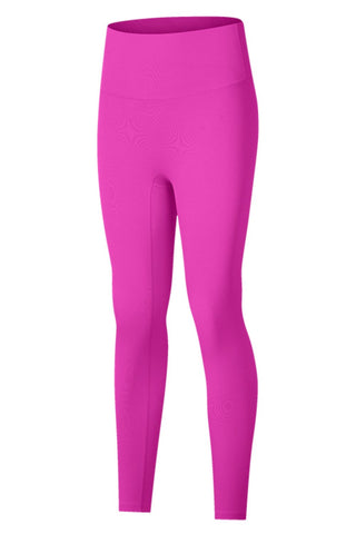 Millennia High-Rise Wide Waistband Yoga Leggings Trendsi