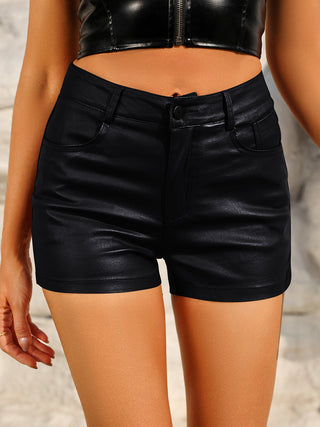 High Waist Shorts with Pockets Divacious