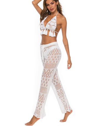 Cutout Straight Swim Pants Divacious