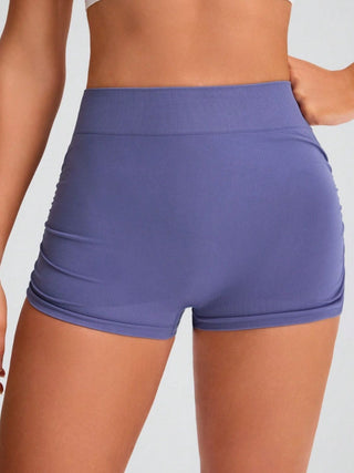 Elastic Waist Active Shorts Divacious