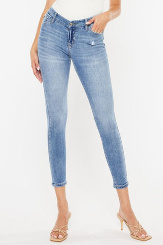 Kancan High Waist Cat's Whiskers Skinny Jeans Divacious