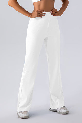 High Waist Straight Active Pants Trendsi