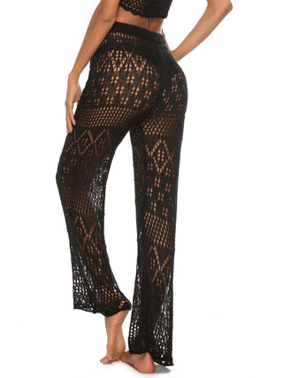 Cutout Straight Swim Pants Divacious