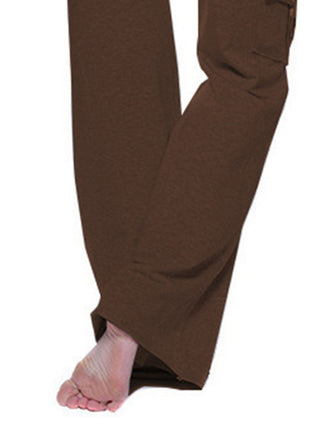 Mid Waist Pants with Pockets Divacious