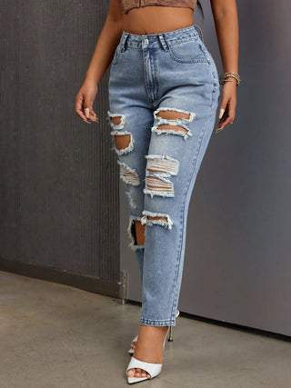 Divacious High Rise Jeans with Pockets - Divacious