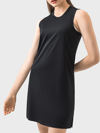 Millennia Round Neck Sleeveless Active Dress Trendsi