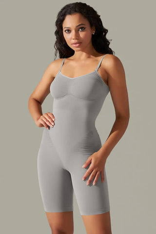 Spaghetti Strap Active Romper Divacious