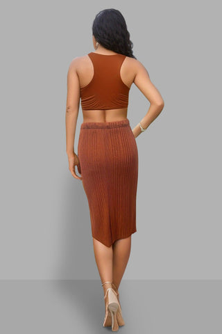 Slit High Waist Skirt Divacious