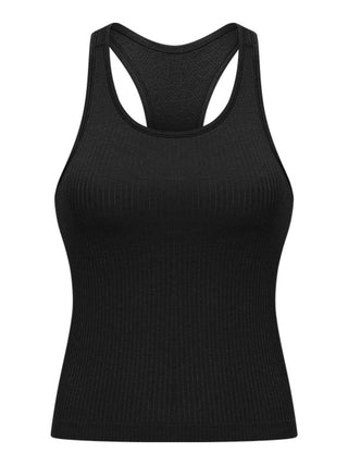 Millennia Round Neck Racerback Active Tank Trendsi