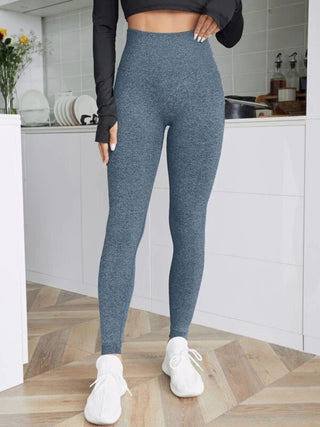 High Waist Active Leggings Trendsi