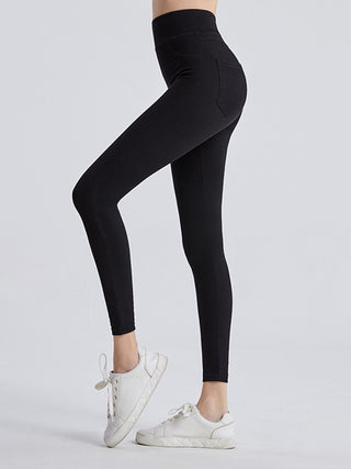 Wide Waistband Sports Leggings Trendsi