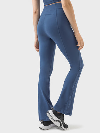 Millennia Zipper Detail High Waist Active Pants Trendsi