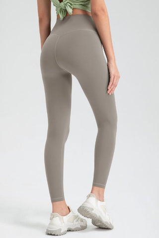 Wide Waistband High Waist Sport Leggings Trendsi