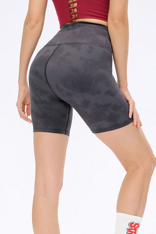 Wide Waistband Sports Shorts Divacious