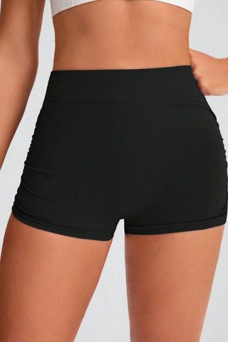 Elastic Waist Active Shorts Divacious