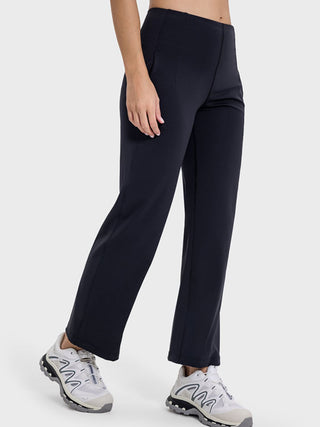 Millennia Pocketed High Waist Active Pants Trendsi