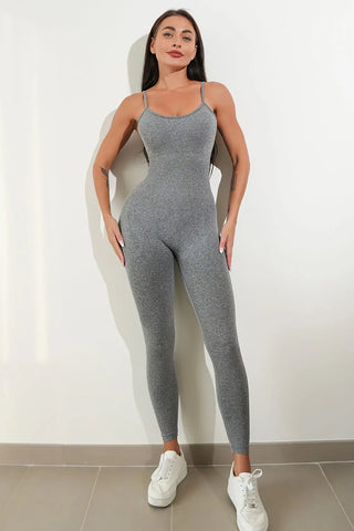 Adjustable Spaghetti Strap Jumpsuit Divacious