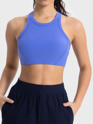 Millennia Wide Strap Cropped Sport Tank Trendsi