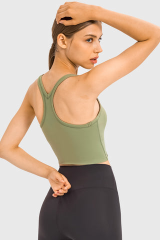 Millennia Racerback Sports Bra Trendsi