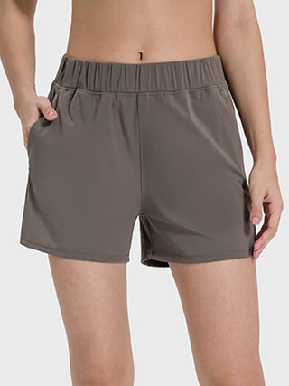 Millennia Elastic Waist Active Shorts Trendsi