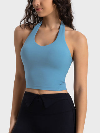 Millennia Cropped Sport Tank Trendsi