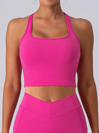 Square Neck Racerback Cropped Tank Trendsi