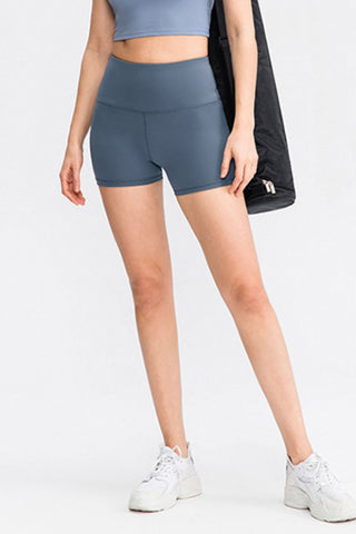 Wide Waistband Sports Shorts Divacious