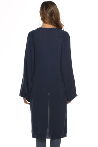 Long Sleeve Open Front Cardigan Divacious