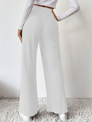 Ribbed High Waist Pants Divacious