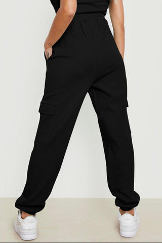 Drawstring Joggers with Pockets Divacious