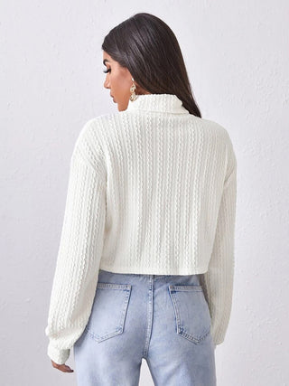 Turtleneck Long Sleeve Top Divacious