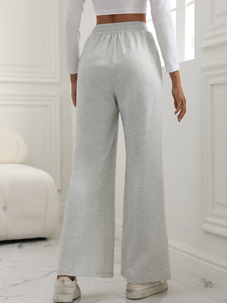 V-Waist Wide Leg Pants Divacious