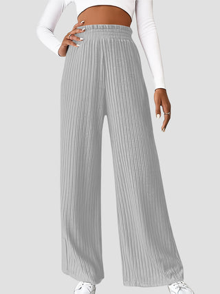 Ribbed High Waist Pants Divacious