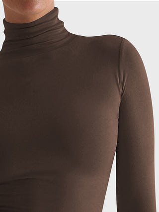 Turtleneck Long Sleeve T-Shirt Divacious