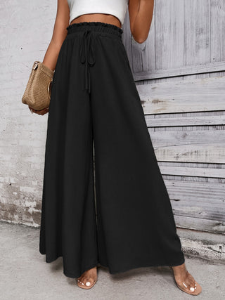 Tied High Waist Wide Leg Pants Divacious