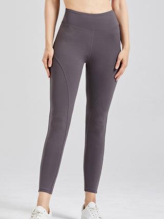 Wide Waistband Active Leggings Trendsi