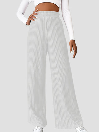 Ribbed High Waist Pants Divacious