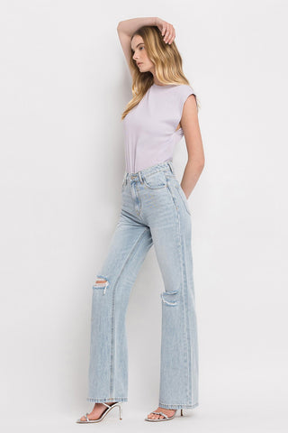 Vervet by Flying Monkey 90'S Vintage Super High Rise Flare Jeans Divacious