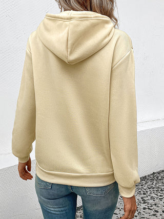 Long Sleeve Front Pocket Hoodie Divacious