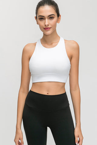 Millennia Halter Keyhole Sports Bra Trendsi