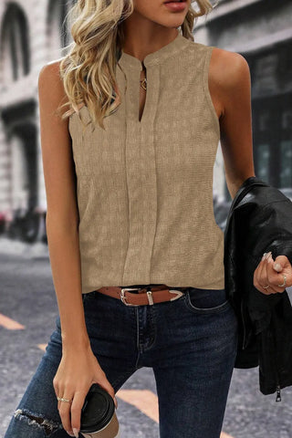 Textured Notched Tank Divacious