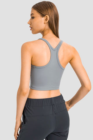 Millennia Racerback Sports Bra Trendsi